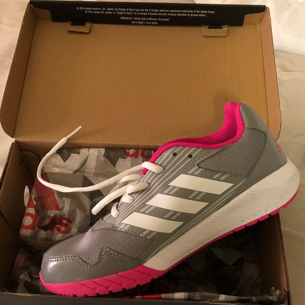 Pink/Grey/White Adidas